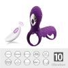 CR-DZ Centaur lock fine ring with remote purple