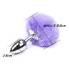 Detachable Anal Plug Real Bunny tail Smooth Touch Metal Butt Plug Tail Erotic BDSM Sex Toys for Woman Couples Adult Games